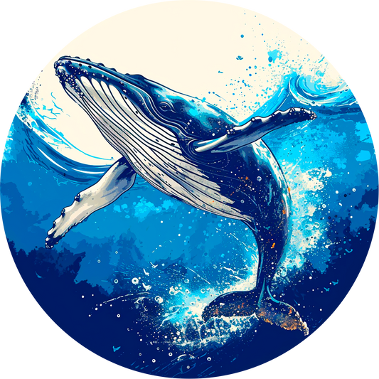 Baleine ronde Poster