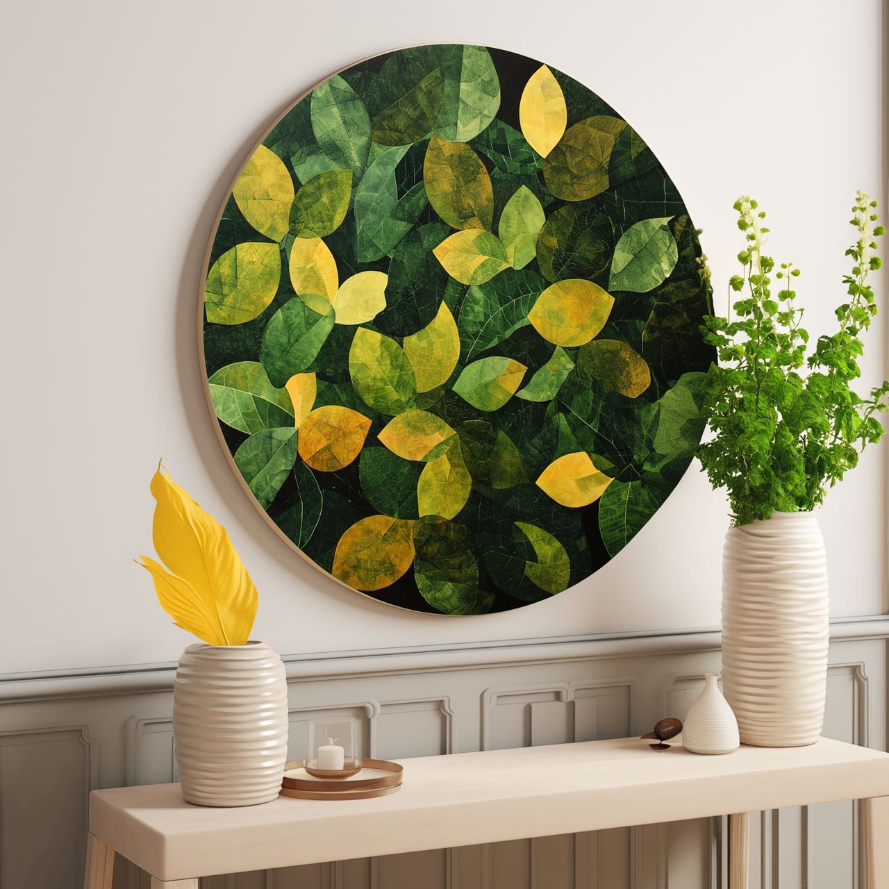 Lemon Tree Round Poster