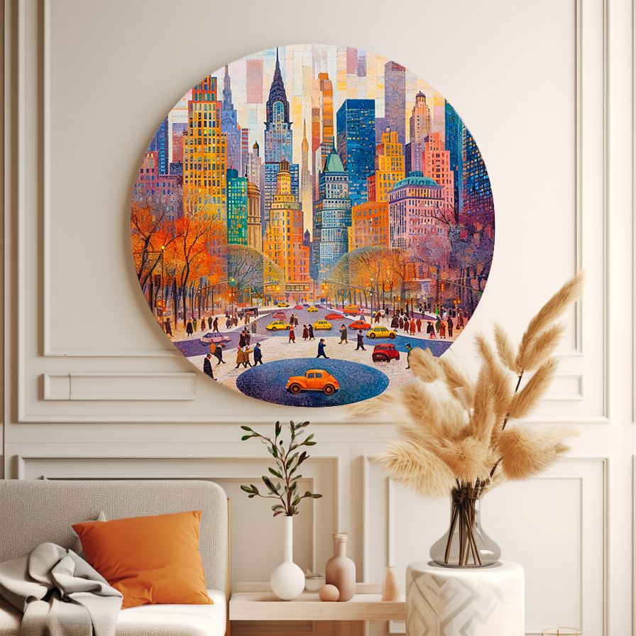 Central Park Rond Poster