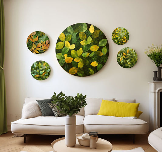 Green Leaves Gallery Wall