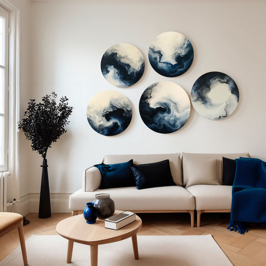 Mur de la galerie Blue Waters