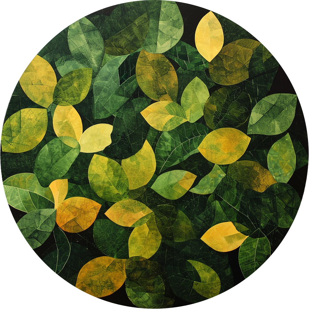 Lemon Tree Round Poster